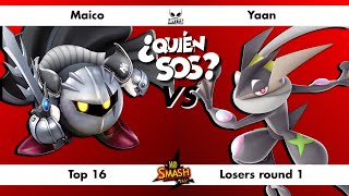 Maico Meta Knight vs Yaan Greninja  Top 16 LR1  QUIÉN SOS VI [upl. by Annavaig]