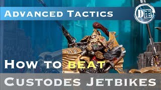 40K tactics How to beat custodes jet bikes [upl. by Hsirahc721]