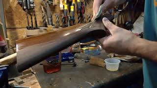 How to refinish a gunstock on a Remington 760 gamemaster part 2 [upl. by Paryavi]