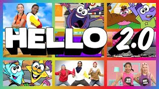 Hello 2 Song for Kids To Learn [upl. by Amzaj698]