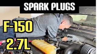 Spark plug change  2016 Ford F150 27L Ecoboost  266000 Mile Project Truck [upl. by Harmon]