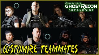 Customize Teammates Step by Step Ghost Recon Breakpoint [upl. by Adnawak]