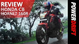 Honda CB Hornet 160R  Review  PowerDrift [upl. by Nnednarb]