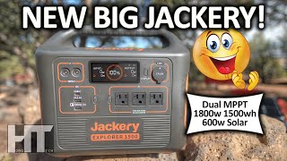 JACKERY EXPLORER 1500 Solar Generator Review  1800w 1500wh Dual MPPT Portable Power Station [upl. by Lillith]