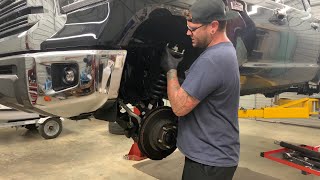 Rough Country Lift Kit Install 2018 Toyota Tundra [upl. by Inhsor]