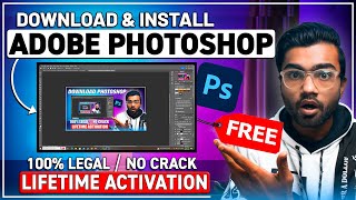 How to Download amp Install Adobe Photoshop in PC amp Laptop 2024 No Crack  100 Legal [upl. by Warfore]