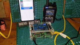 DV Mega UK Genesis Complete Nextion Screen MMDVM Hotspot Latest Screen Deseign built in battery [upl. by Soloma]