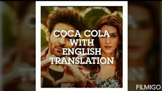 Coca cola tu with English translation [upl. by Ynaffit]