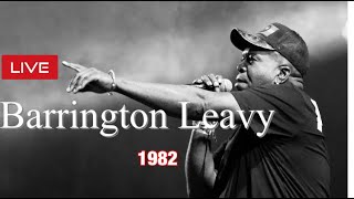 Official Reggae Barrington Levy Live 1982 [upl. by Schiro]