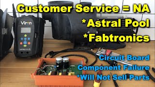 Astral Pool Fabtronics Viron P320 Pool Pump Failure  Customer Service amp Spare Parts Experience [upl. by Lulita]