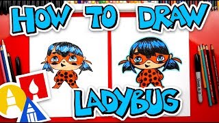 How To Draw Ladybug From Miraculous Ladybug [upl. by Wira]