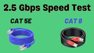 CAT 8 vs CAT 5E  Ethernet Speed Test [upl. by Mayyahk184]