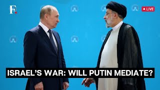 LIVE Russian President Vladimir Putin Hosts Iranian President Ebrahim Raisi  IsraelHamas War [upl. by Snowman382]