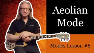 Modes Lesson 6  Aeolian Mode  How to Solo for Rock and Metal [upl. by Shamma]