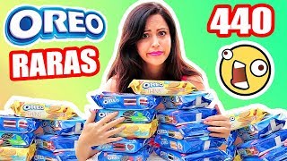 PROBANDO LAS OREOS MAS RARAS DEL MUNDO 11 Sabores 440 Galletas SandraCiresArt [upl. by Seaman]