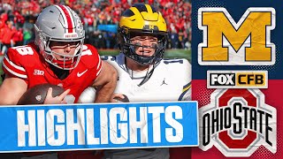 Michigan Wolverines vs No 2 Ohio State Buckeyes Highlights  FOX College Football [upl. by Nilknarf]