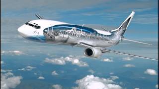 Air to Air Footage of Alaska Airlines Jets [upl. by Bunker]