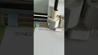 Writing with my Cricut Explore Air and a pen adapter [upl. by Martinez]