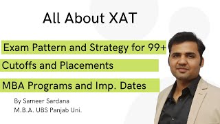 XAT Exam  All Details  Strategy For 99  CutOffs  Score Vs Percentile  XAT2021 Analysis [upl. by Morita]