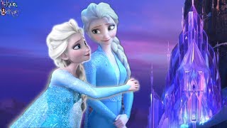 Elsa Frozen 2 meets Elsa Frozen 1 [upl. by Ellison768]