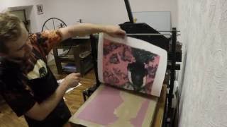 Colour lithography printing [upl. by Golden]