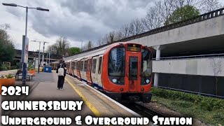 GUNNERSBURY Underground amp Overground Station 2024 [upl. by Ummersen]