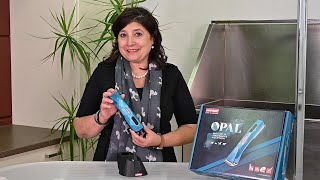 Kitty Dekeersgieter presents Heiniger Opal  cordless battery clipper for grooming [upl. by Nyladnar]