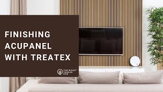 How to apply Treatex finishes to Acupanel® acoustic wood panels [upl. by Selwyn]