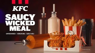 KFC  Saucy Wicked Meal [upl. by Mandle]