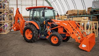 Kubota L3560 TractorLoaderBackhoe Combo [upl. by Otrebcire118]