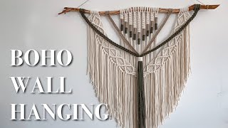 Macrame Tree Of Life Wall Hanging Tutorial [upl. by Bray]