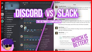 Discord VS Slack The ULTIMATE Comparison [upl. by Ahsirat]