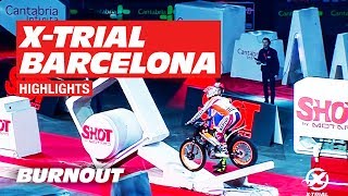 2019 FIM XTrial World Championship  BARCELONA FINAL  Bou vs Raga  BURNOUT [upl. by Niveb]