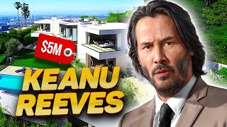 Keanu Reeves  How Hollywoods most wholesome guy lives and how he spends his millions [upl. by Arihaj]