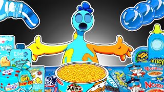 Doey the Doughman Convenience Store Blue Food Mukbang  Poppy Playtime CHAPTER 4 Animation  ASMR [upl. by Orvie]