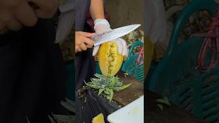 Do you like fresh golden pineapples  Fruit Cutting Skills [upl. by Ohl202]