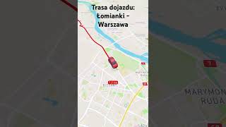 Trasa dojazdu Łomianki  Warszawa [upl. by Hurff]