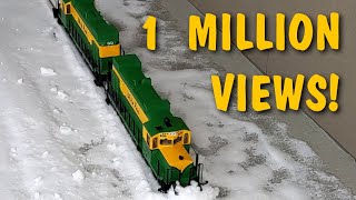 SnowVid19 Big Model Trains In The Snow [upl. by Kaiulani]