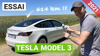 Essai Tesla Model 3 LR 2021  on vous dit tout ce qui change [upl. by Nwahsear]