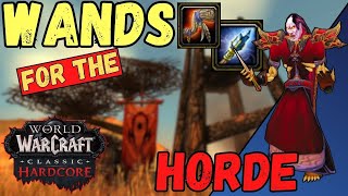 The ULTIMATE Wand Crafting Guide  FOR THE HORDE  WoW Classic Hardcore [upl. by Daffodil]