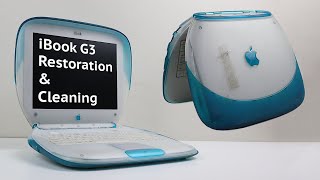 Vintage Apple iBook G3 Saved From Ewaste  Restored And Cleaned [upl. by Nesnaj172]