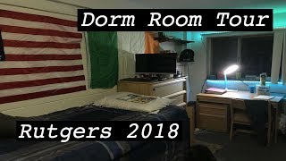 Rutgers Dorm Room Tour 2018 Hardenbergh Hall [upl. by Hnacogn]