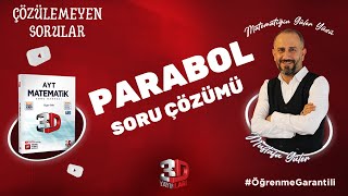 Parabol Soru Çözümü  3D Yayınları [upl. by Harikahs724]