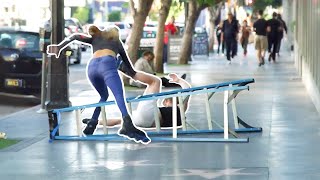 Falling on Roller Blades Prank [upl. by Ettenav202]