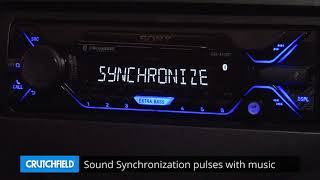 Sony DSXA415BT Display and Controls Demo  Crutchfield Video [upl. by Odlaniger]