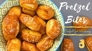 Homemade Pretzel Bites  Perfect for snacking [upl. by Nomyt]