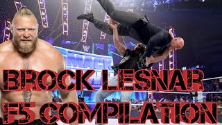 Brock Lesnar F5 compilation [upl. by Loise]