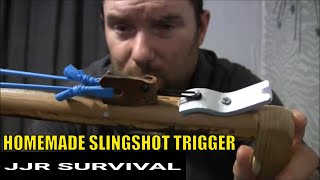 Homemade Slingshot Trigger [upl. by Akemat]