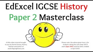 EdExcel IGCSE History 91 Paper 2 Exam Technique [upl. by Harli]