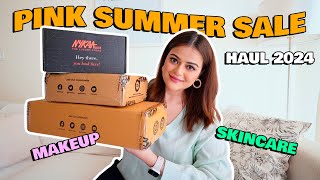 My Nykaa Pink Summer Sale Haul 2024  Unfiltered Review [upl. by Marybelle]